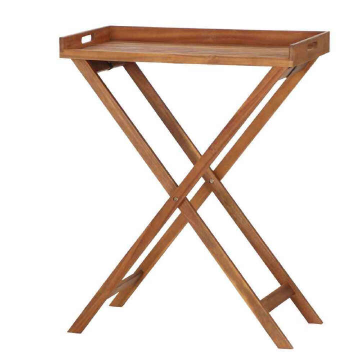 SIENA GARDEN Minera Tablett, Gestell und Fläche Akazienholz FSC-100 natur,